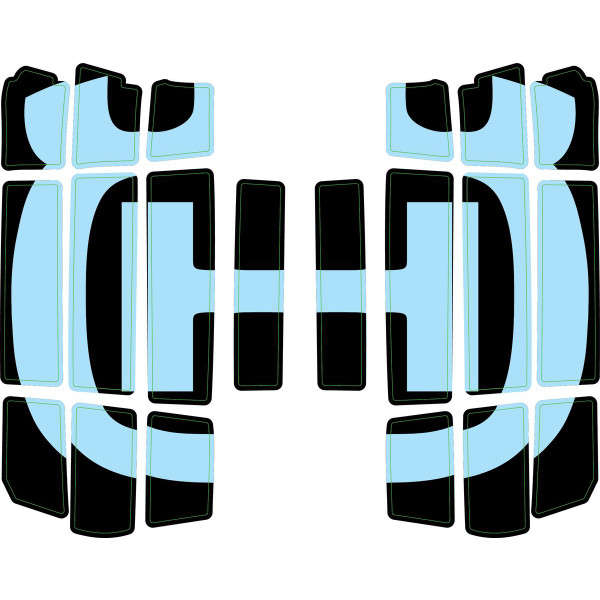 Husqvarna Radiator protection grille sticker kit